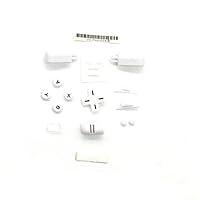 LR Left Right ABXY Direction Full Button Set for Nintendo DS Lite DSL NDSL ABXY Buttons Replacement - White