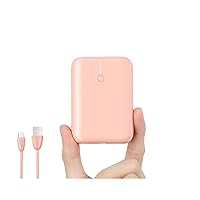 MOVE SPEED 10000mAh Portable Charger Mini Cute for Girls, PD20W Fast Charging QC3.0 External Battery Pack, Mini-Size 180g, Power Bank for iPhone, Samsung Galaxy, Android Phone, iPad,iWatch, Pink