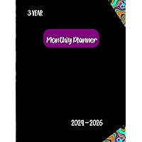 3 Year Monthly Planner: A 36 Months Calendar with US holidays.