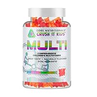 Core Nutritionals Crush It Kids Gummy Multi, Comprehensive Children's Multivitamin 30 Day Supply (60ct)