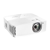 Optoma UHD35STx Short Throw True 4K UHD Gaming and Home Entertainment Projector 3,600 Lumens for Lights-On Viewing 240Hz Refresh Rate and Ultra-Low 4ms Response Time