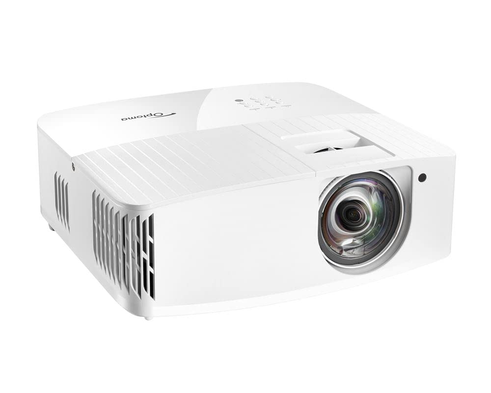 Optoma UHD35STx Short Throw True 4K UHD Gaming and Home Entertainment Projector | 3,600 Lumens for Lights-On Viewing | 240Hz Refresh Rate and Ultra-Low 4ms Response Time