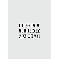 Roman Numeral Juice Plant Ink Waterproof Semi-Permanent And Long-Lasting 2 Weeks Temporary Tattoo Stickers Personalized Arms And Legs