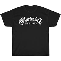 C.F. Martin & CO. Guitar Logo Men's Vintage Black T-Shirt Latest Model Gift Men Women Size S-5XL