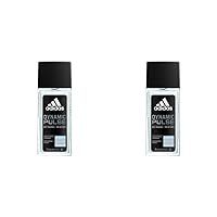 adidas Dynamic Pulse Body Fragrance for Men, 2.5 fl oz (Pack of 2)