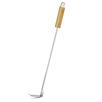 Onlyfire 17'' BBQ Ash Tool Poker, Stainless Steel Charcoal Rake for Kamado and Ceramic Grill Likes Big Green Egg, Kamado Joe, Pit Boss, Louisiana, Grill Dome, Vision Grills, Char-Griller or Pizza Oven