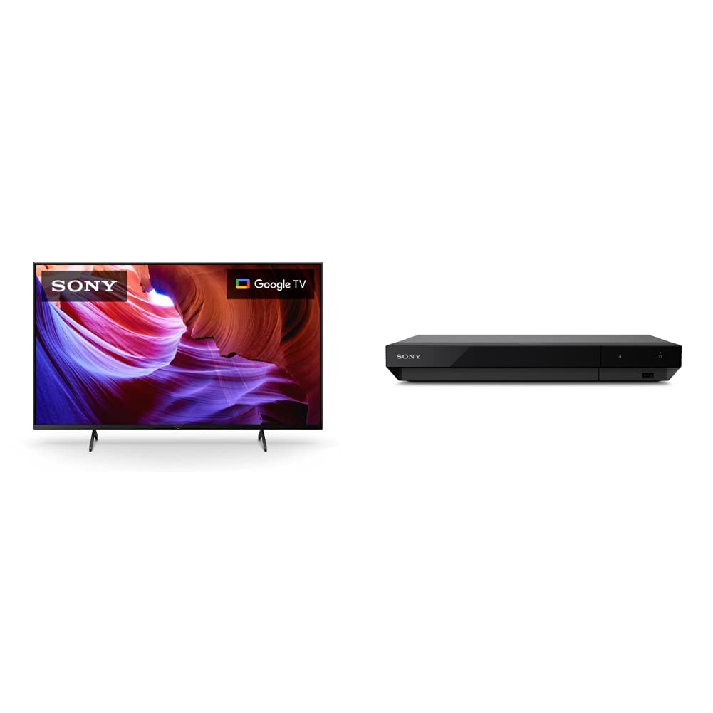 Sony 43 Inch 4K Ultra HD TV X85K Series: LED Smart Google TV with Native 120HZ Refresh Rate KD43X85K- 2022 Model UBP- X700M 4K Ultra HD Home Theater Streaming Blu-ray™ Player