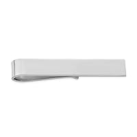 925 Sterling Silver Solid Polished Engravable Tie Bar Measures 48.7x7.8mm Wide Jewelry for Men