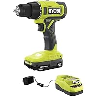 RYOBI ONE+ 18V Cordless 1/2 in. Drill/Driver Kit with (1) 1.5 Ah Battery and Charger (Renewed)