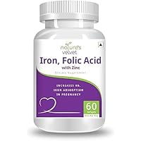 Ment Lifecare Iron & Folic Acid with Zinc,for Supplementation in Pregnancy, 60 softgels - Pack of 1