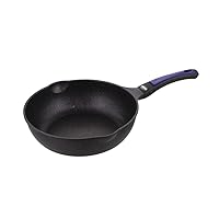 Bestco ND-5098 Volante Neo Purple Diamond Coat Frying Pan, Deep, 11.0 inches (28 cm), IH Compatible with Gas Fire