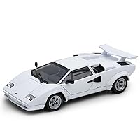 Lambo Countach LP 5000 S White NEX Models Series 1/24 Diecast Model Car by Welly 24112W-WH