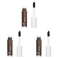 e.l.f. Hydrating Camo Concealer, Crease-Proof Full Coverage, Satin Finish, Conceals, Corrects & Highlights, Vegan & Cruelty-Free, Rich Walnut, 0.203 Fl Oz (Pack of 3)