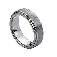 Sac Silver CHOOSE YOUR STYLE Men's Tungsten Carbide Comfort Fit Ring Size 11