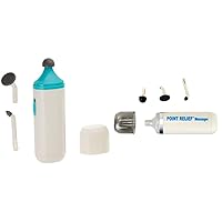Rolyan Mini Massager and Point Relief Mini Massager Bundle for Targeted Massage Therapy