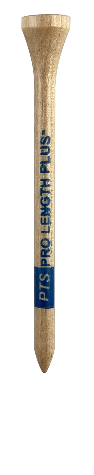 Pride Professional Tee System ProLength Plus Tee, 3-1/4-Inch, 75 Count Bag (Blue on Natural)