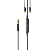 Shure RMCE-UNI Remote Mic Universal Communication Cable for Detachable SE Earbuds Earphones - 3.5mm Connector, 50-inches Long - Calls, Voice Prompts, Volume/Playback Control on Apple & Android Devices