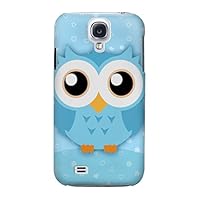 jjphonecase R3029 Cute Blue Owl Case Cover for Samsung Galaxy S4