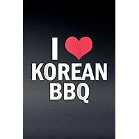 Lesson Planner | Mens I Love Korean BBQ Asian Traditional Foodie Cuisine Retro Raglan Baseball
