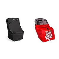 J.L. Childress Wheelie Car Seat Travel Bag - Car Seat Carrier with Wheels - Heavy Duty Car Seat Bag & Gate Check Bag - Air Travel Bag - Fits Convertible Car Seats, Infant carriers & Booster Seats, Red