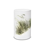 Ceramic Cremation urn for Ashes 'Beach Grass' | This Ceramic Cremation urn for Human Ashes 'Beach Grass' is Made in a Modern Pottery Where The Craft and Love for The Work Stands Central.