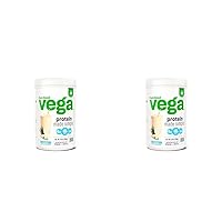 Protein Made Simple Protein Powder, Vanilla - Stevia Free, Vegan, Plant Based, Healthy, Gluten Free, Pea Protein for Women and Men, 9.2 oz (Packaging May Vary) (Pack of 2)