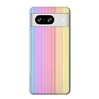 R3849 Colorful Vertical Colors Case Cover for Google Pixel 8