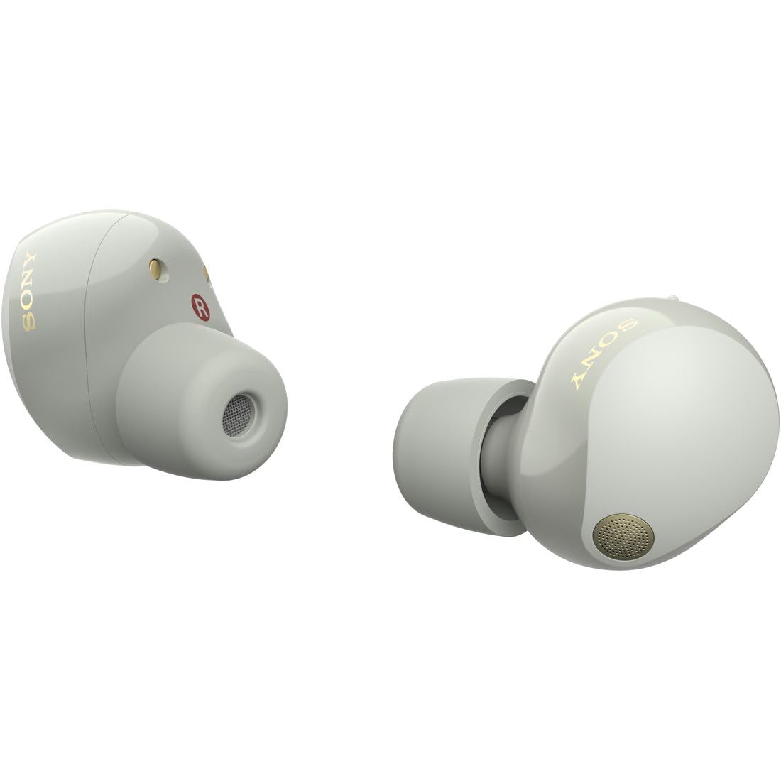 Sony WF-1000XM5 The Best True Wireless Noise-Canceling Earbuds, Alexa Built-in, Bluetooth, in-Ear Headphones, Up to 24 Hrs Battery, Quick Charge, IPX4 Rating, Works with iOS & Android - Silver/Gold