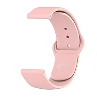 20mm Silicone Smart Watch Strap for Xiaomi GTS 2e GTR 42mm Watchband Bracelet Bip U S GTS2 Mini Belt Correa (Color : Pink, Size : 20mm Universal)