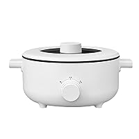 Ramen Cooker,Hot Pot Electric,Portable Non-Stick Frying Pan,3L Electric Cooking Pot Mini Multifunctional Electric Cooker 3 Gear Adjustable Firepower Anti Stick Electric Frying Pan for Home Dorm,