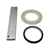 Aluminum Tape Splicing Block 1/4 10Inch Tape Splicing Set for Revoxsonido 1/4 10In Open Reel to Reel Tapes Adjustable Tape Splicing Block