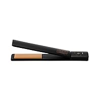 New Cricket Binge Gloss Styling Iron Ceramic Tourmaline Hair Iron Rounded Edges Hair Straightener and Curler Iron for Curling and Straightening