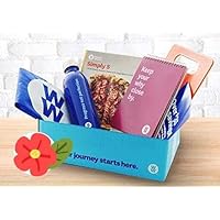 6 Piece Weight Loss Starter Kit by Weight Watchers - Set Includes a Grocery Tote Bag, a Stainless Steel Water Bottle, a Cutting Board, a Cookbook, an Inspirational Flip Board