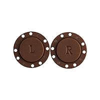 Decorative Buttons Plastic, Accessory Kits On Clothing Store; Hotel; Outdoor; Travel; Daily Household, 25(MM), Brown, 20 Pieces Clothing Apparel Sewing Buttons/Buckles