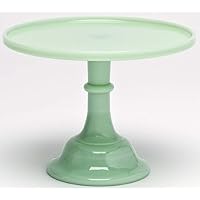 Cake Plate Pastry Tray Cupcake Stand - Plain & Simple Pattern - Mosser Glass - USA - (10