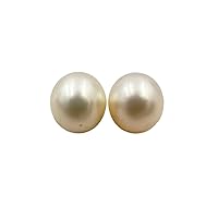11.25 MM (Approx.) Size | AA Luster | Loose Pearl | Cream Color | Round Shape | Pearl Beads Natural Real South Sea Pearl | Personalize Gift