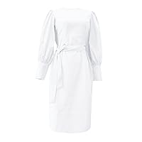 Summer Dresses for Women 2024 Plus Size with Sleeves Summer Dresses for Women 2024 Short Sleeve Summer Sundresses for Women 2024 Vacation Womens Dresses Spring Midi White