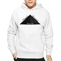 Black Pyramid Records Hooded Pullover Cool Sweatshirts White