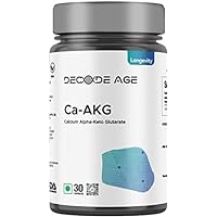 Supplement Calcium Alpha-Ketoglutarate | Improve Cellular Energy, Bone Strenght, Muscle Recovery | Healthy Aging (30 Capsules)