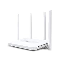 AX1800 Dual Band WiFi 6 Router Gigabit Wireless Internet Router 5GHz1.8Gbps Home Mesh Router Long Coverage with 4 * 5dBi High-Gain Antennas 4 Gigabit Port for Gaming and Streaming