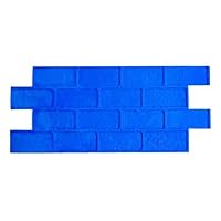 Worn Brick Running Bond Concrete Stamp Single by Walttools | Classic Masonry Paver Pattern, Sturdy Polyurethane Texturing Mat, Decorative Realistic Detail (Rigid)