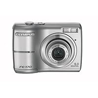 OM SYSTEM OLYMPUS FE-170 6MP Digital Camera with 3x Optical Zoom
