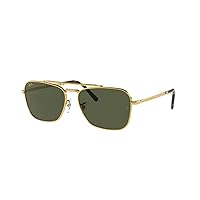 Ray-Ban New Caravan RB3636 Square Sunglasses for Men for Women + BUNDLE With Designer iWear Complimentary Eyewear Kit