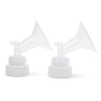 Ameda MYA Breast Pump Replacement Flanges 30mm, Comfort Fit Angled Flange, 2 Count (1 Pair) | Discontinued | NOT Compatible with The MYA Joy or MYA Joy Plus