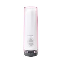Portable Travel Bidet for Women Men, Water Bottle Connectable, Rechargeable Electric Handheld Personal Bidet Sprayer for Toilet, Travel Bag, 165ml, IPX7 Waterproof for Personal Hygiene (Pink)