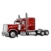 Semi Truck Trucker Novelty Sign | Indoor/Outdoor | Funny Home Décor for Garages, Living Rooms, Bedroom, Offices | SignMission Personalized Gift Wall Plaque Decoration