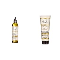 Carol's Daughter Goddess Strength System with 4.2 Fl Oz Hair Oil, 11 Fl Oz Shampoo for Wavy, Coily and Curly Hair