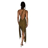 Women Sexy Backless Dress Bodycon Sleeveless Open Back Maxi Dress Going Out Elegant Party Cocktail Long Dress