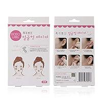 Medical Grade Face Lift Tape for Double Chin and Sagging Jowls – Achieve V Shape Face in 5 seconds – Hypoallergenic Waterproof Korean Skin Care for Instant Lift Slimming Patch Face Slimmer 40pcs/box