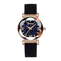 Women's Mother's Day Watch Women's Watch Women's Watch Women's Watch Women's Watch Women's Watches Analogue Quartz Bracelet Elegant Luxury Hand Watch Jewellery Gift for Her Girls Women, Black, Strap.